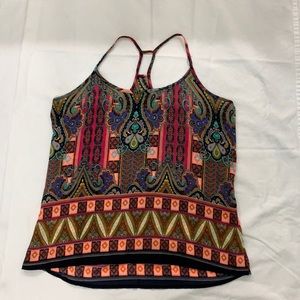Vera Bradley inspired spaghetti tank top